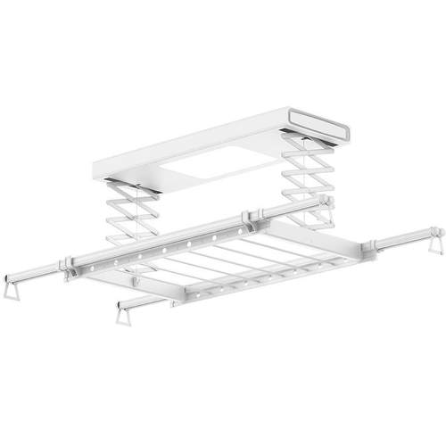 小阳台电动晾衣架升降自动智能遥控伸缩横向小尺寸小型凉晒衣机杆