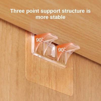 网红1 PCS Shelf Support Adhesive Pegs Closet Partition Brack