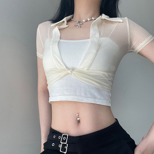 Spring Split Slim Sexy Out Style Thin Short Wind Temperament