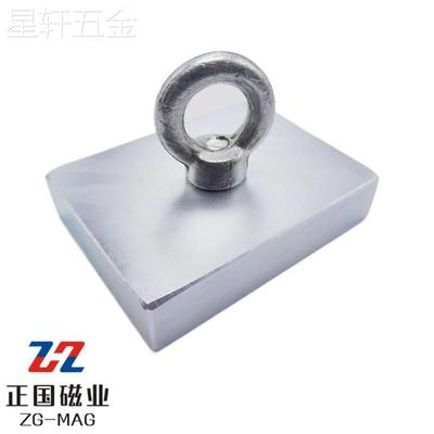 新款强磁80x60x17打捞磁铁磁选机饲料机专用长方形70x50x14mm包邮