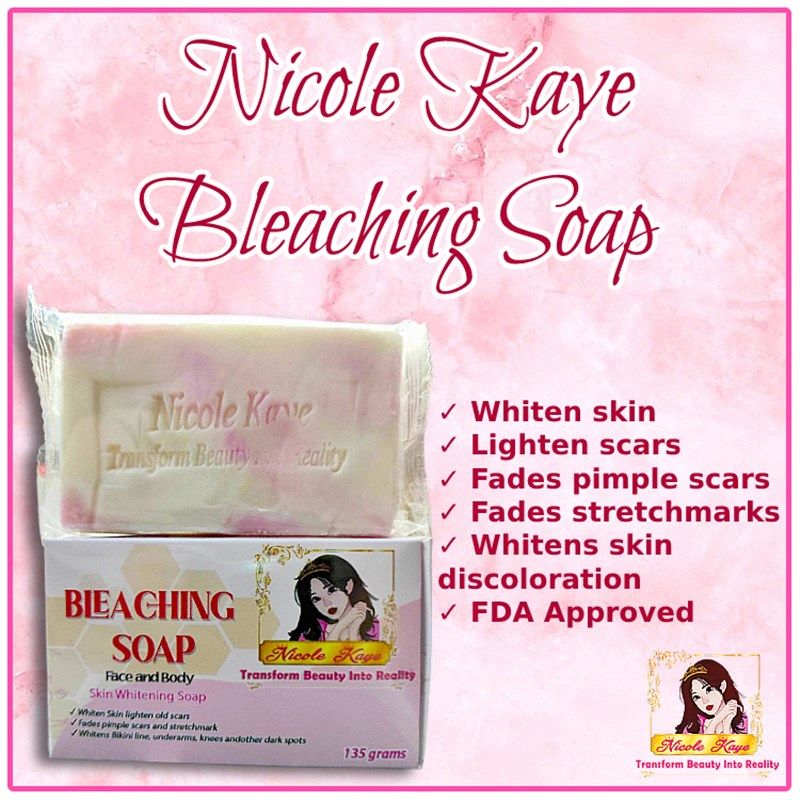 Nicole Kaye Bleaching Soap 135g Skin Whitening Soap