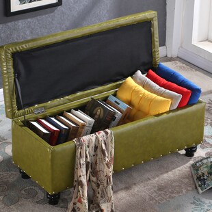 凳沙发凳试衣间休息 凳长条沙发凳收纳储物凳试鞋 极速欧式 皮艺换鞋