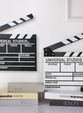 场记板电影打板摄影视剧组开机拍摄片场拍戏导演打版拍照萤幕摆件