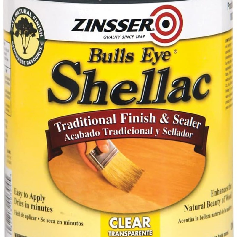 Rust-Oleum Zinsser 304H 1-Quart Bulls Eye Clear Shellac
