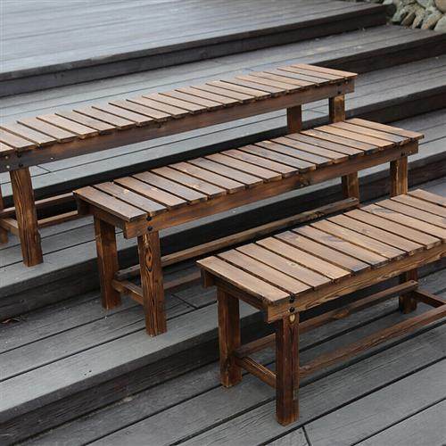 户外长凳子阳台长条凳庭院防腐木凳换鞋凳花园长椅浴室长板凳 加