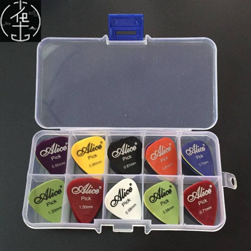 40 guitar picks 1 box case  acoustic electric bass pic