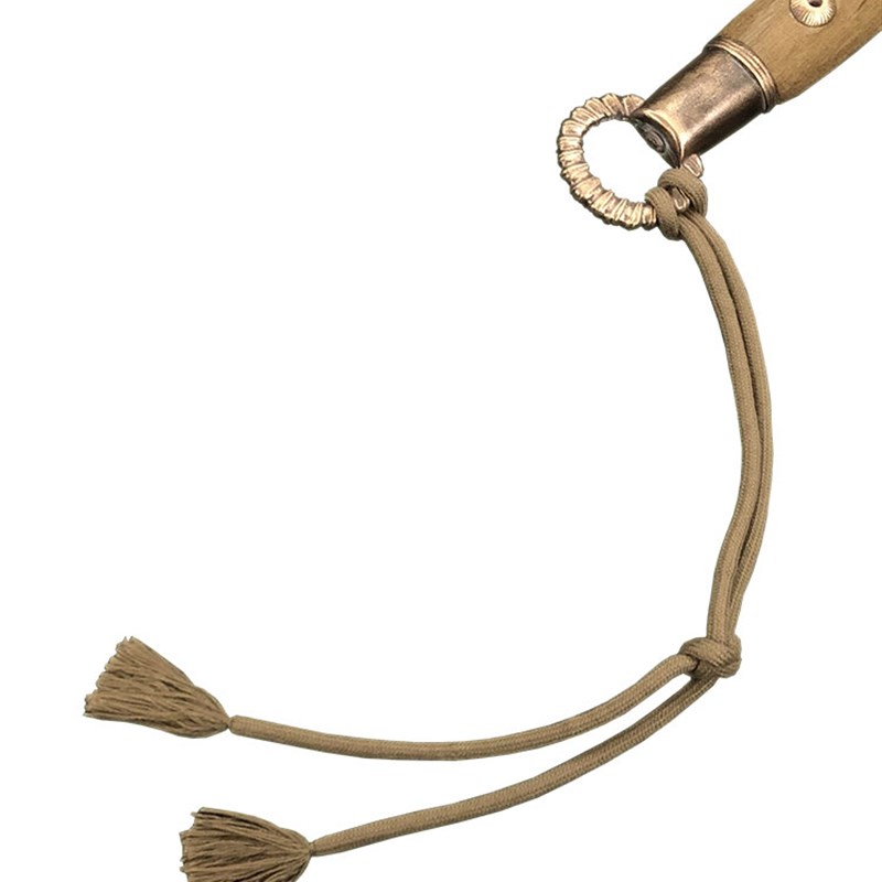 览兵集仿古兵器防脱手绳,复刻故宫所藏清代武备雁翎刀纯棉七色柄