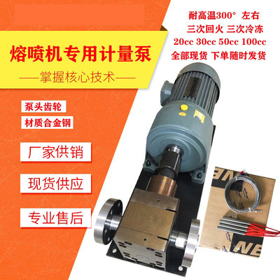 大长庆熔喷布合金钢100cc计量泵常州厂家齿轮熔体泵高温耐腐蚀