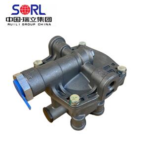 原厂半挂车超前紧急继动阀美式四孔同步富华桥中集挂车刹车阀