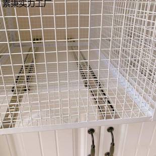 H4003ZZ33铁艺收1纳筐N网格纳篮桌面篮子玩具收纳箱收脏衣服脏衣