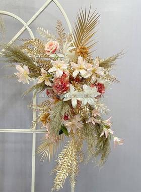 婚庆仿真花拱门尤利花路引挂花背景装饰65124花花挂婚礼加迎宾区