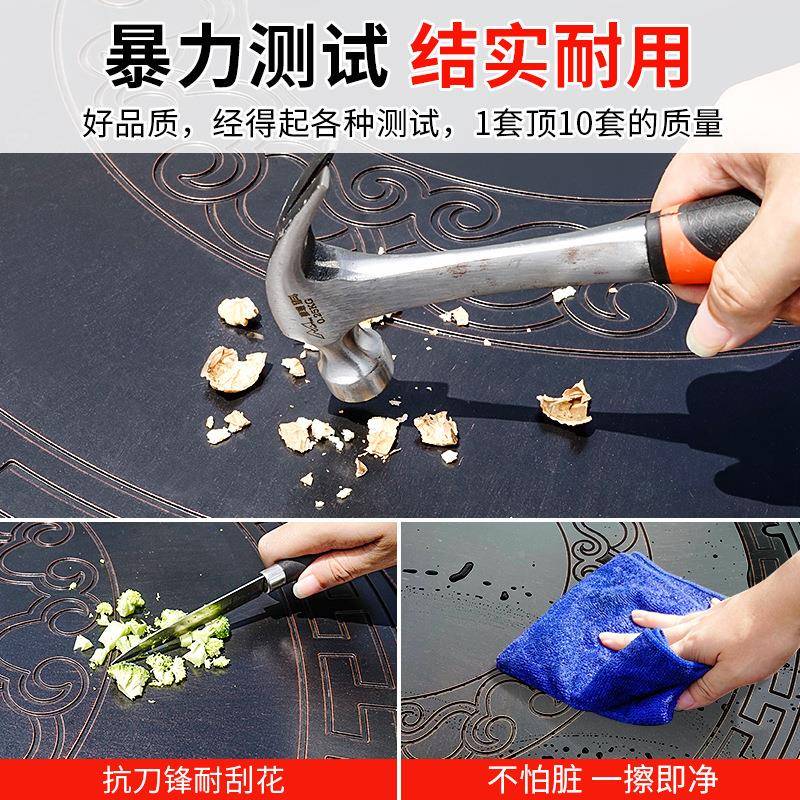 户外铸铝合TOB桌椅院露天外简约桌椅组铝庭合金别墅花园室桌椅组