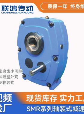 SR轴装S式减速齿轮箱MR-EDKS0/555/60空心轴M硬齿面防转臂减速机