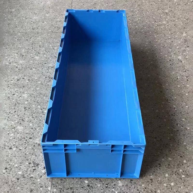 现货浙江大马周箱可堆式运折叠箱HP113C汽配HP113C输箱物流箱塑转