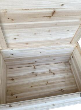 实木香杉组合24825榻榻箱米收纳,窗飘形储物箱可坐人长方箱子