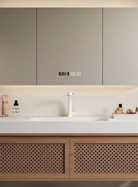 可丽耐一原体盆复洗古藤编浴室柜组60306合卫生间风漱台洗手木脸