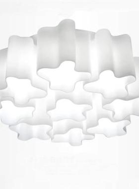 约现客代祥云玻璃吸顶灯创意个52411艺术书房卧室儿童房过性道简