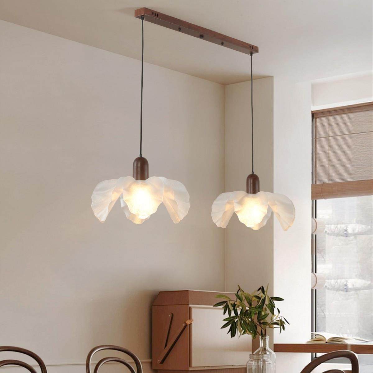 双吊头花瓣氏灯宋美厅学中古风餐YX桌灯花朵造型高亮胡桃色复古餐,饰品/流行首饰/时尚饰品新,其他DIY饰品配件,淘宝优惠券,粉丝福利购,淘宝优惠卷