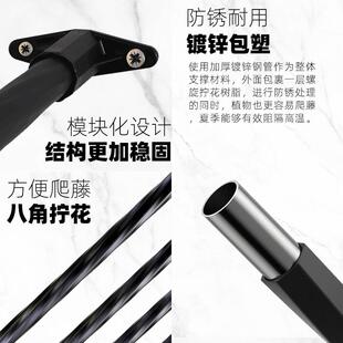 半边拱门花架藤架户月季铁弧形半拱形支艺架庭院花园外88062爬阳