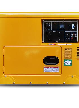 5KWk静音柴油电发携机车载220V户外小型便露营6v82232a发电机组现