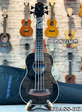 UBASS电尤贝斯30寸桃花芯云杉面单木贝斯尤克里里贝斯
