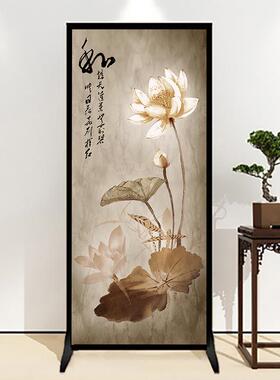 中屏风断隔墙客厅玄关进遮门卧室厕所简易67118挡可移动现代单扇座式屏