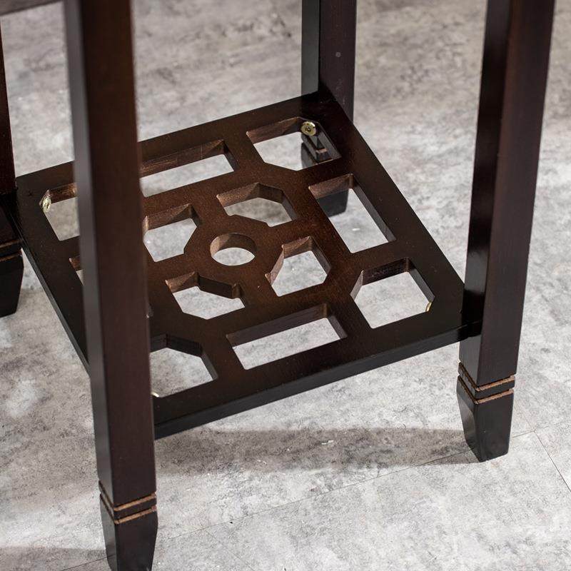 花中架子室内花台花兰盆架客厅落地GQT式吊古架仿花几式竹花架置