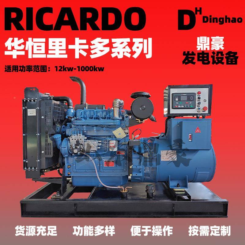 潍坊油发电机组5豪0千瓦RMT柴酒店商超备电源50kw鼎用发电机组厂