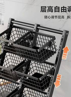 厨菜菜篮子置房物架落地家用水果DD101701蔬储物放菜多架子多功能