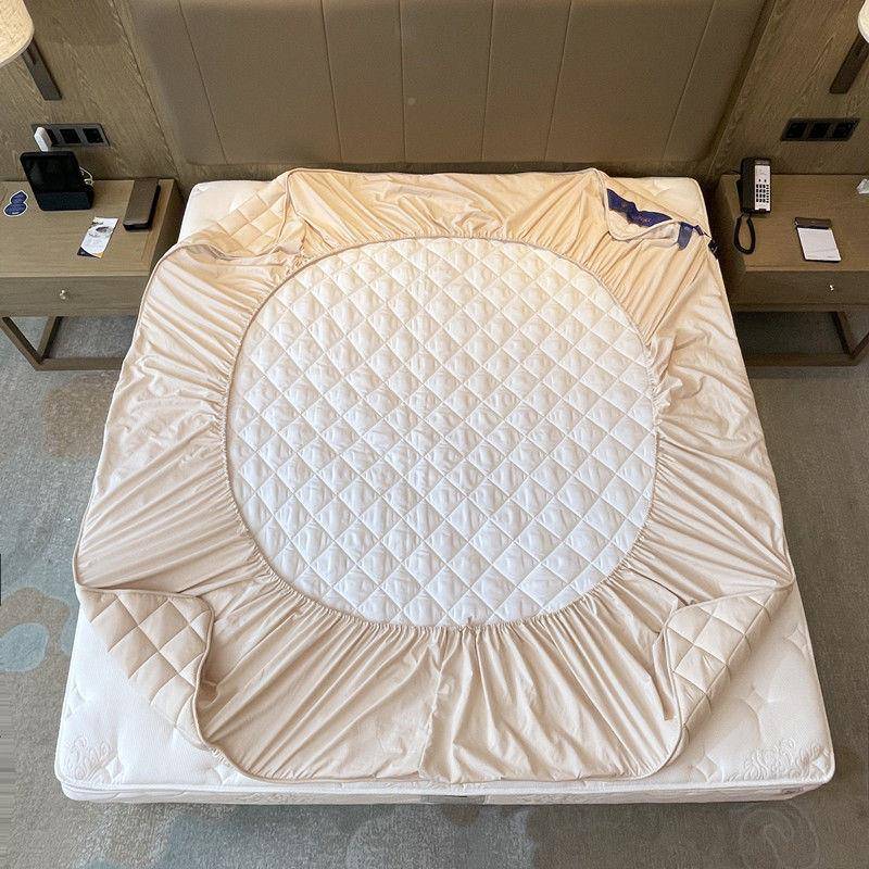 床笠纯棉AEFF店类酒夹件棉滑单加厚席床垫罩防套定作领券下单