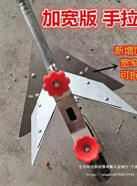 农用手犁农具手人犁单人开沟犁53514起垄器小型工松土机扶拉培土