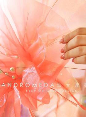 房布置女方卧MTQ室新丝房网路红纱花引真花婚橱窗婚庆场景婚礼装