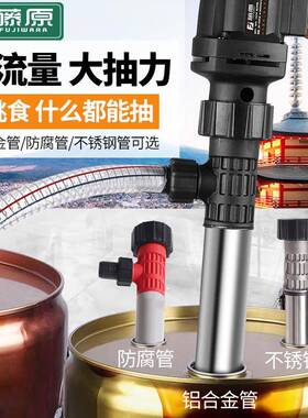 手提式大功率电油抽加泵220V53175动油桶泵抽油器加油泵油机柴油泵