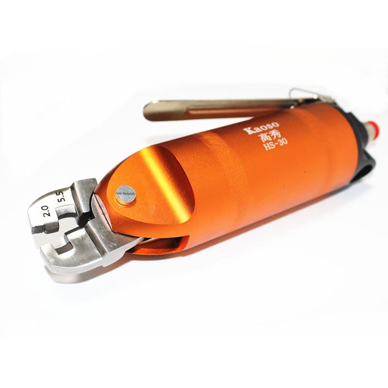 压JPS气动剪钳压线奶帽气嘴动压线钳接钳压线