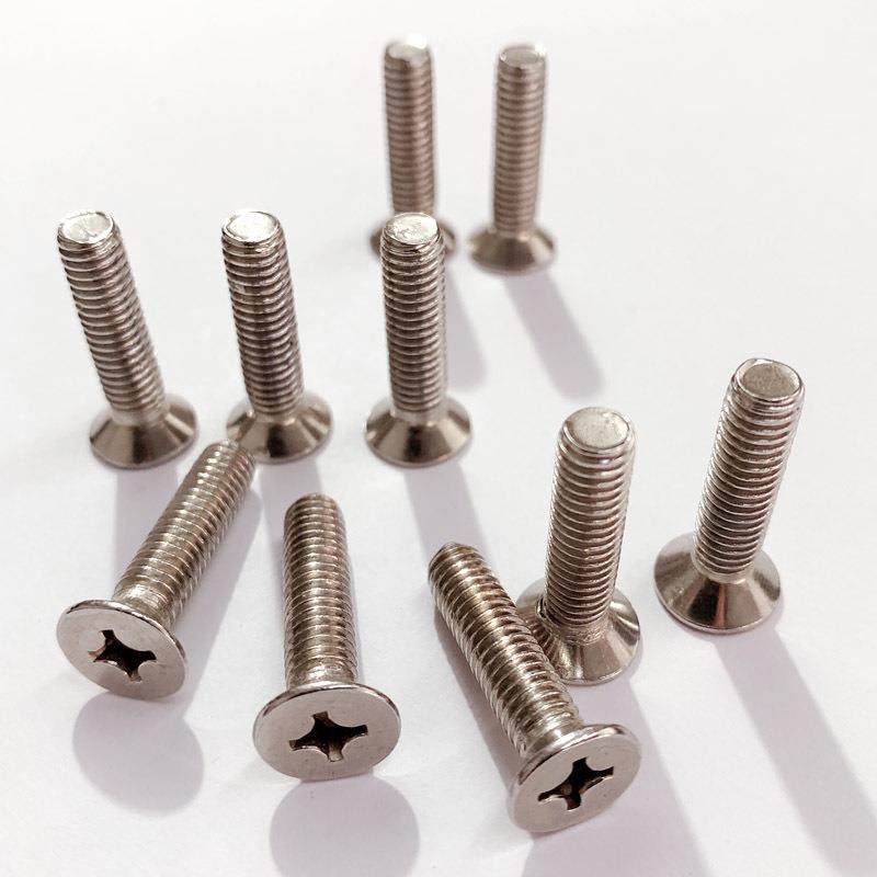 M6-不机锈钢沉头钉十字平头螺丝G8196668785新B标大头机螺钉201