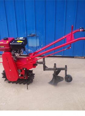 耕机地牛松土柴油汽油开耕沟机田独轮机趟链轨履犁带式田微机IKF