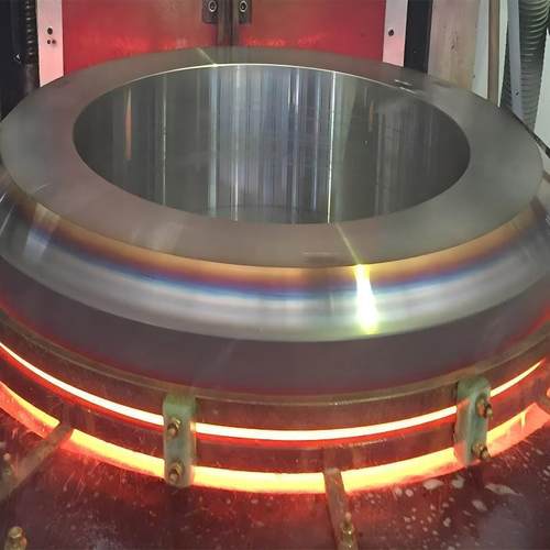 中频炉准件加螺栓螺母感应加热设节能热器透热成标套93418电备炉