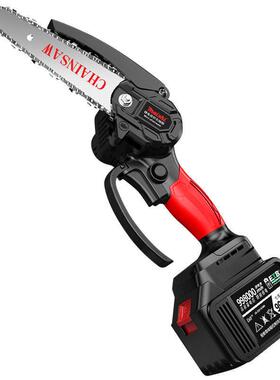无刷电锯充手提式电链锯户电无49138锯线小型伐木单外手砍树修枝