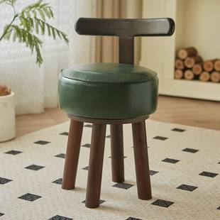 简约小板凳网红客厅卧室家用矮凳子舒适时尚沙发凳结实靠背小椅子