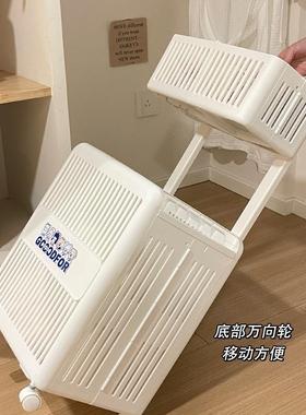 可衣折洗叠脏衣篓推36589车家用脏衣篮带轮脏服收纳筐感衣篮污衣篮