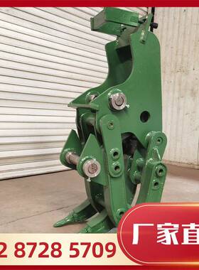 挖机抓木15910器夹转木机抓钢木机抓石头掘挖机机械抓头旋夹器夹