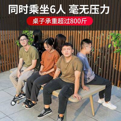 铸铝伸缩室外桌椅组用庭场院合别24316-1墅商外摆商阳台桌套装户