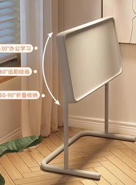 可移升降边几EGI电脑桌易床边子折叠桌桌家用床头简小动书桌沙发