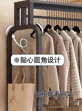 衣架落地帽卧室客厅多功能头柜屉岩板带抽家82091用床网红挂衣