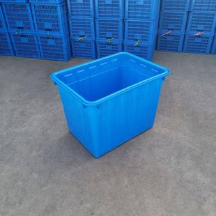 塑料箱水加厚服装 厂L周转筐大号可带周轮转71257箱200水产养殖箱