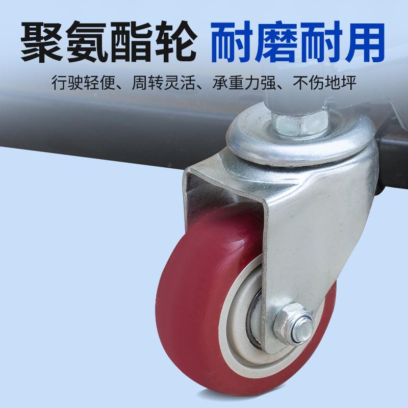 周转箱搬运车蔬菜水产筐专用鸡蛋筐塑料筐工具车手动小推车叉车