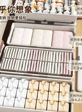 厂家直销床收纳箱家衣dszxzdfw服被子防尘扁用平底塑料整理箱室卧