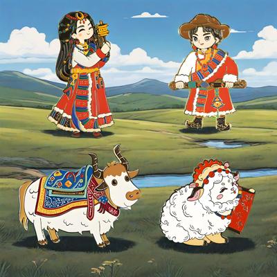 西藏创意藏区特色家居装饰冰箱贴