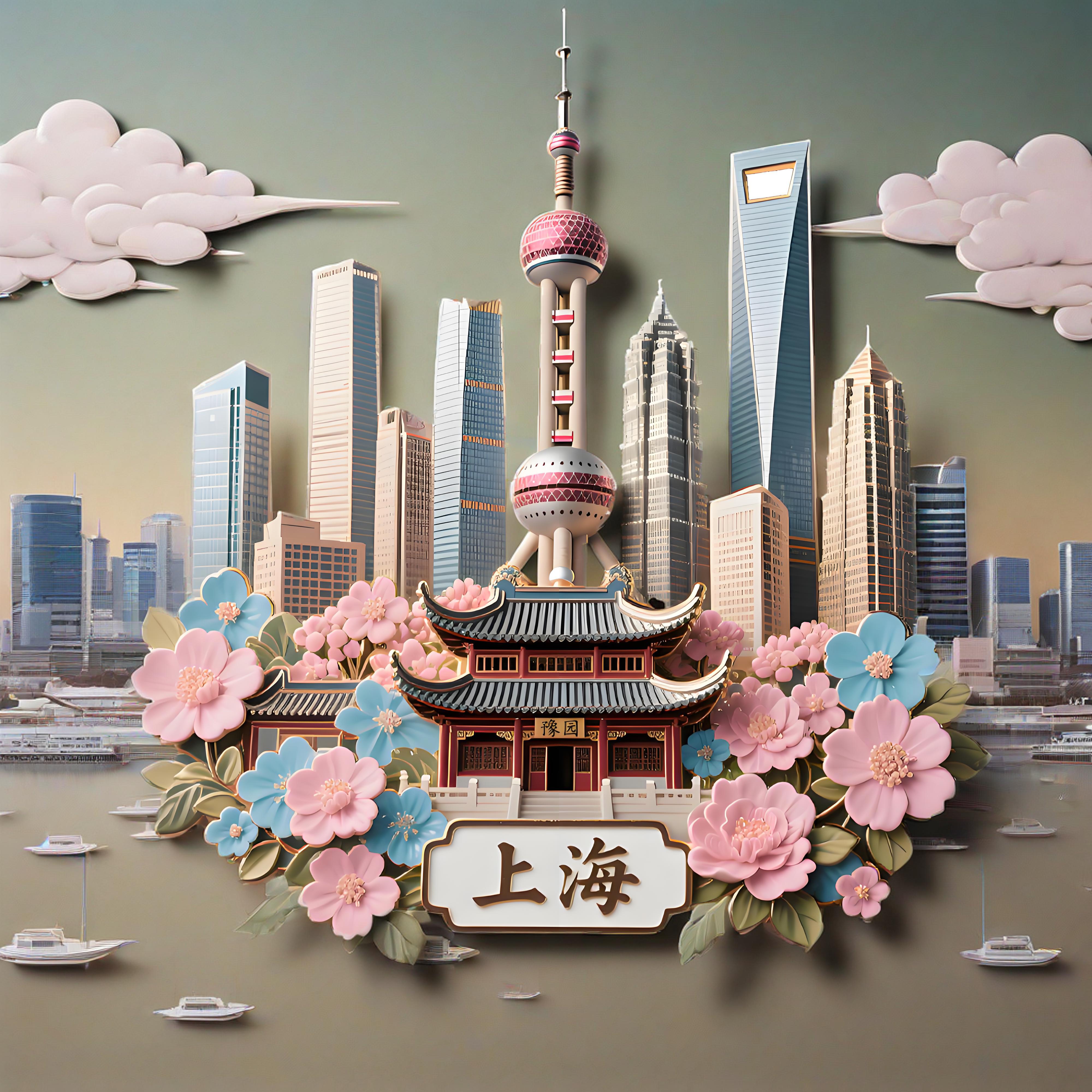 上海创意景点打卡旅游纪念品