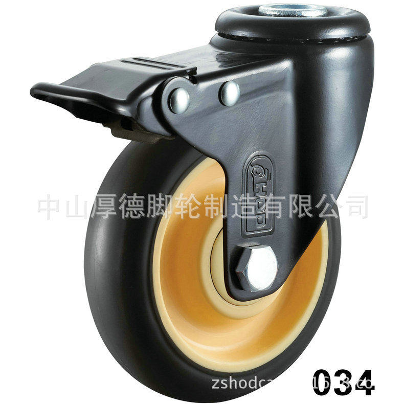 批发中轻型灰胶脚轮 中轻型工业灰胶脚轮 高强度中轻型脚轮